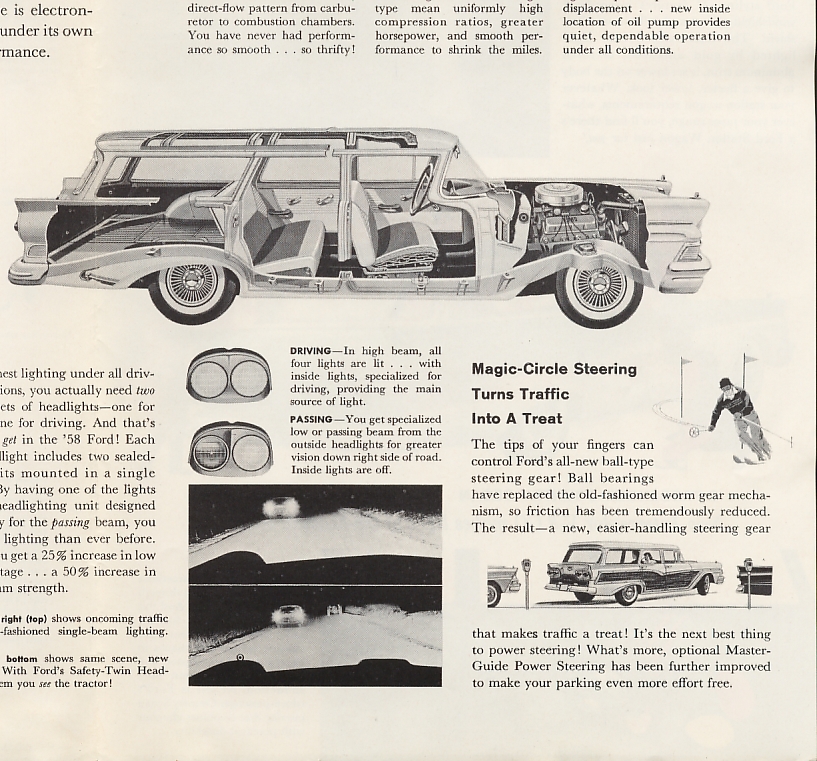 1958 Ford Wagons Foldout Page 10